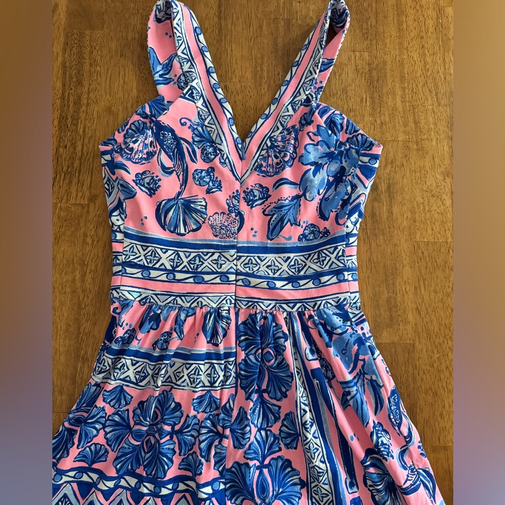 NWT Lilly Pulitzer Taryn Maxi Dress SZ XXS Melon Fig Ginger Jar - Picture 9 of 16